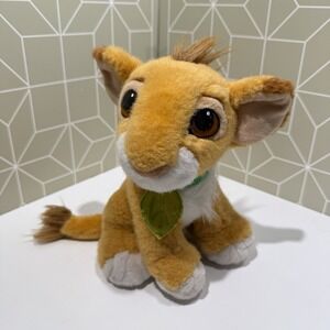 VINTAGE 1993 DISNEY THE LION‎ KING PURRING BABY SIMBA STUFFED ANIMAL PLUSH TOY